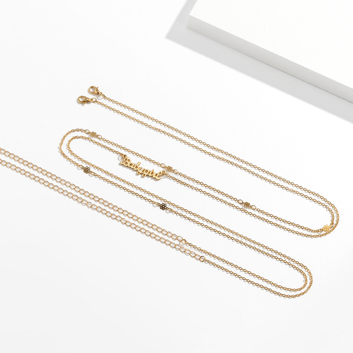 Sexy Fashion Metal Letter Pendant Belly Chains Waist Chain For Women Simple Fine Chain Body Chain Dating Charm Jewelry 19203