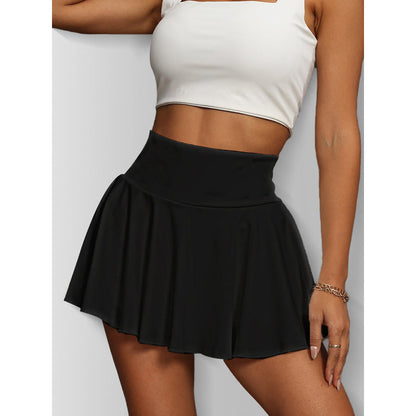 Women Tennis Skirt Golf Skorts Athletic High Waisted With Pockets Inner Shorts Sport Workout 19203